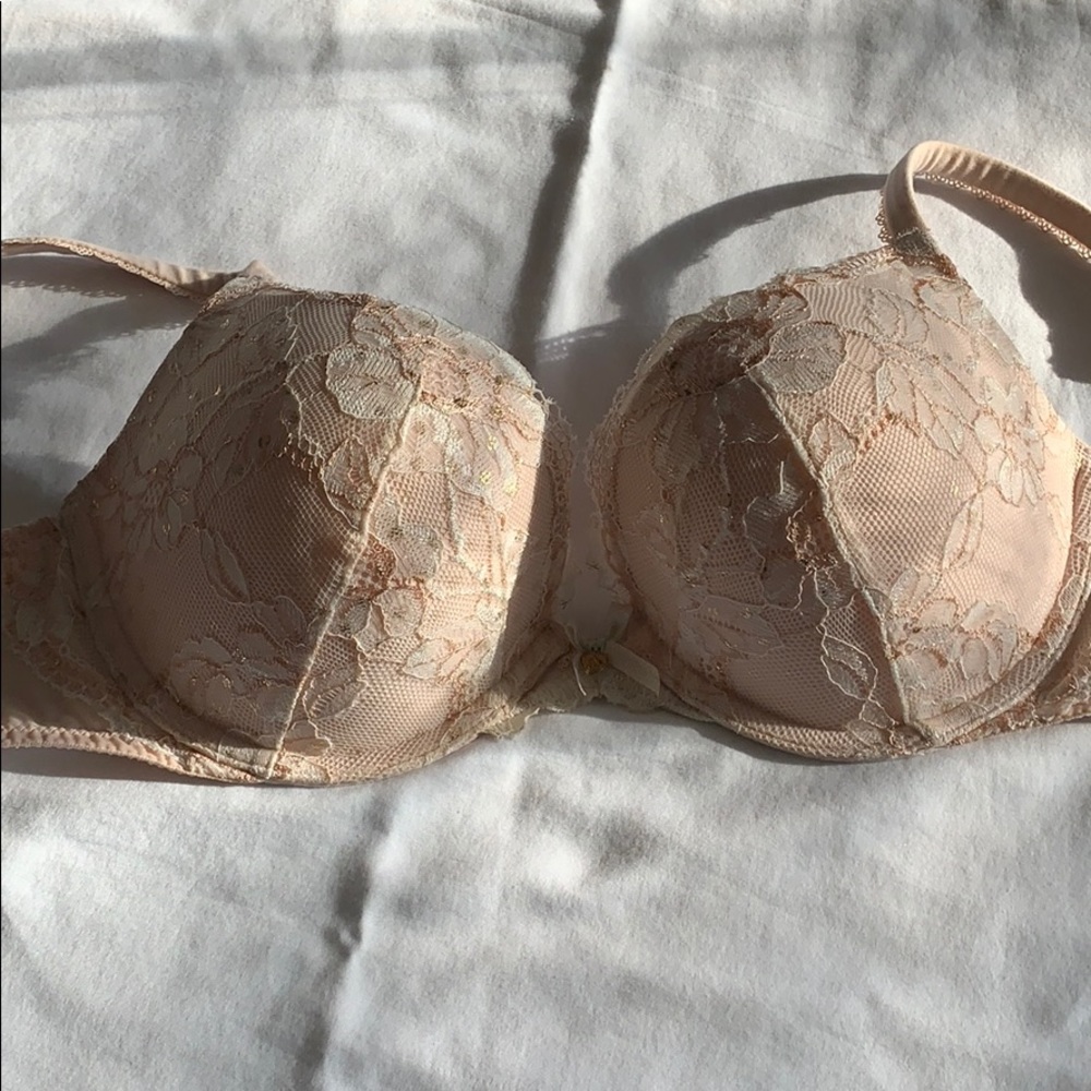 Champagne gold bra